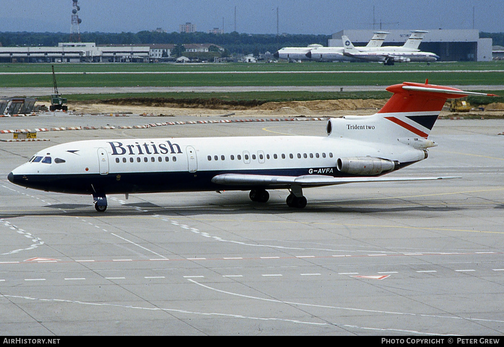 Aircraft Photo of G-AVFA | Hawker Siddeley HS-121 Trident 2E | British Airways | AirHistory.net #655466