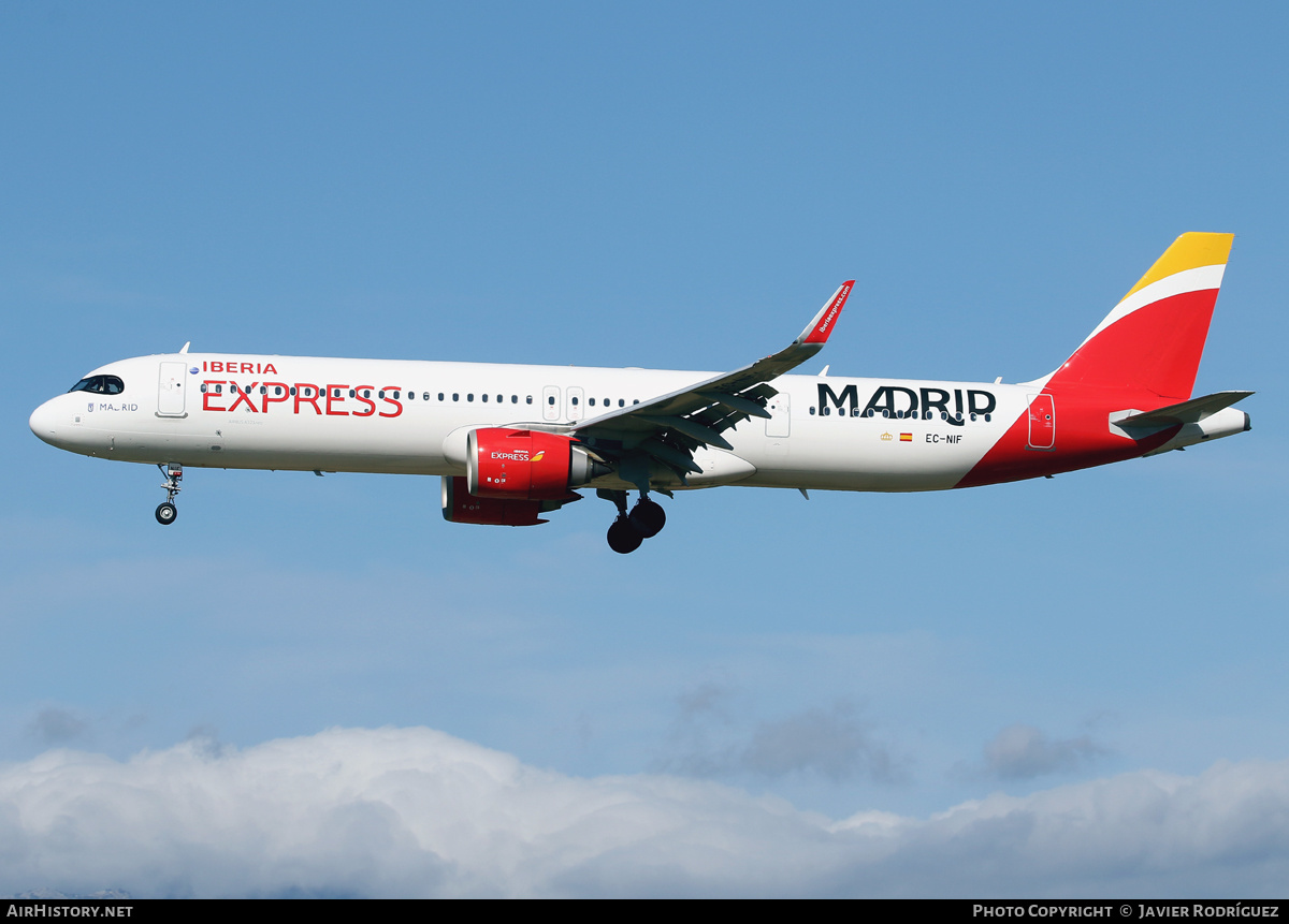 Aircraft Photo of EC-NIF | Airbus A321-251NX | Iberia Express | AirHistory.net #655476