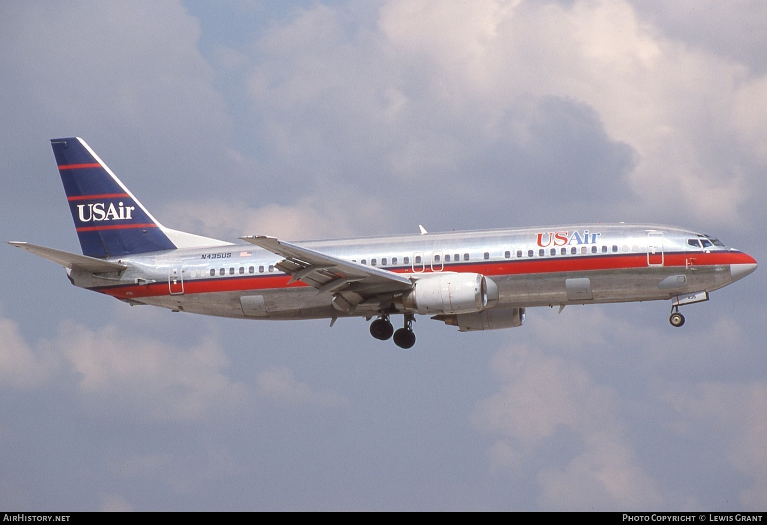 Aircraft Photo of N435US | Boeing 737-4B7 | USAir | AirHistory.net #655477