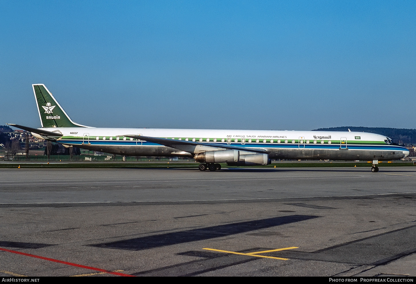 Aircraft Photo of N865F | McDonnell Douglas DC-8-63CF | Saudia - Saudi Arabian Airlines Air Cargo | AirHistory.net #655482