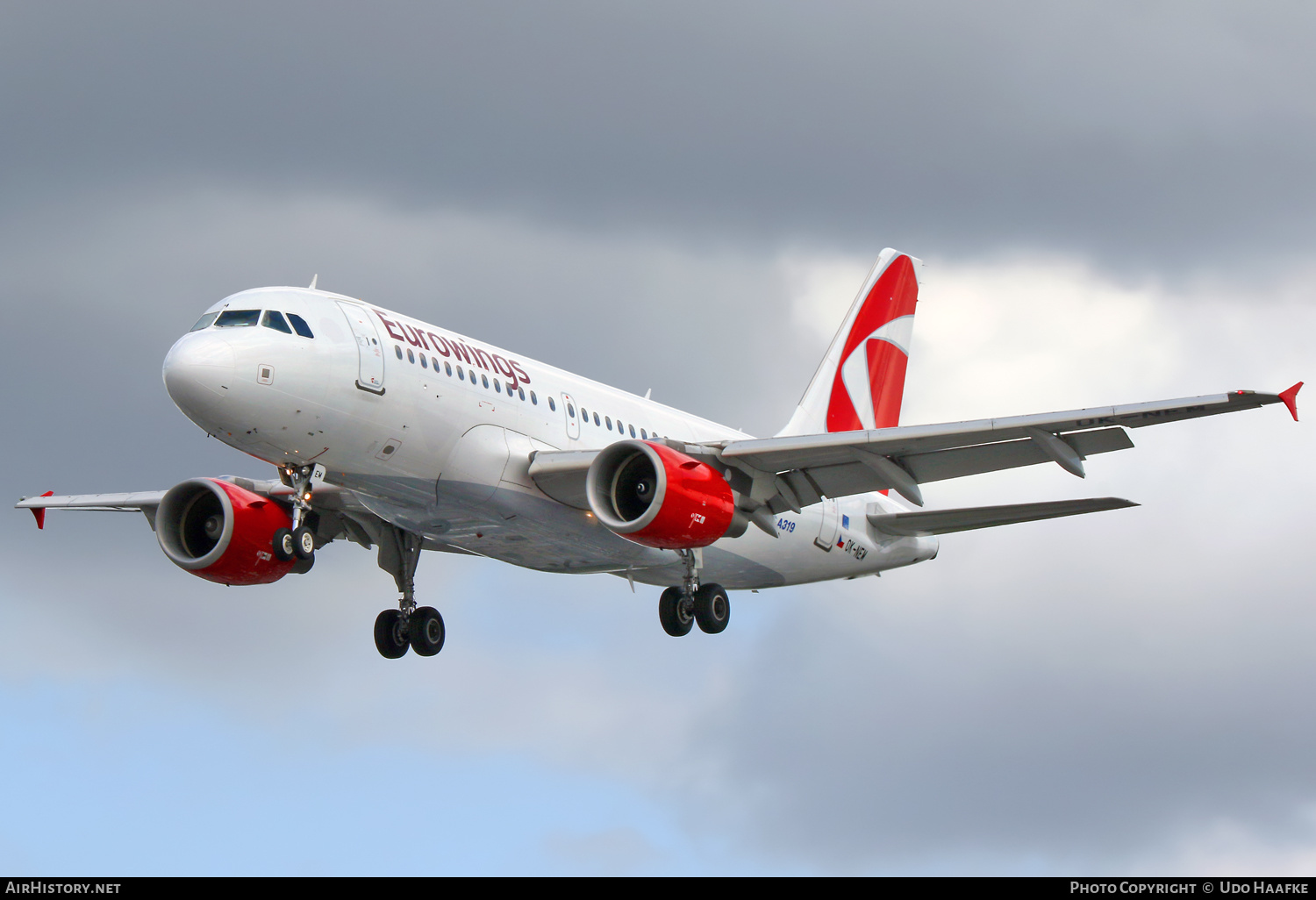 Aircraft Photo of OK-NEM | Airbus A319-112 | Eurowings | AirHistory.net #655501