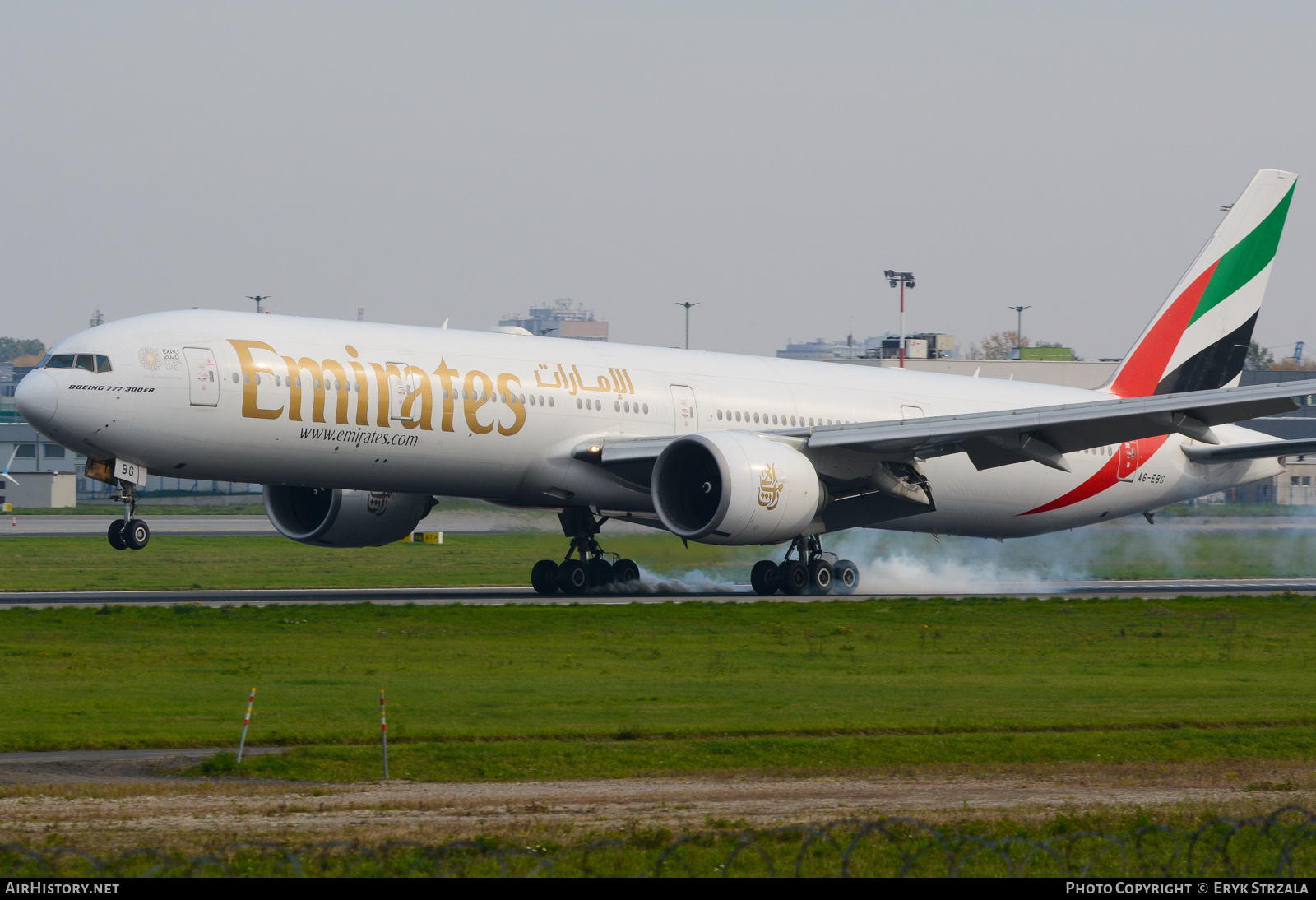 Aircraft Photo of A6-EBG | Boeing 777-36N/ER | Emirates | AirHistory.net #655509