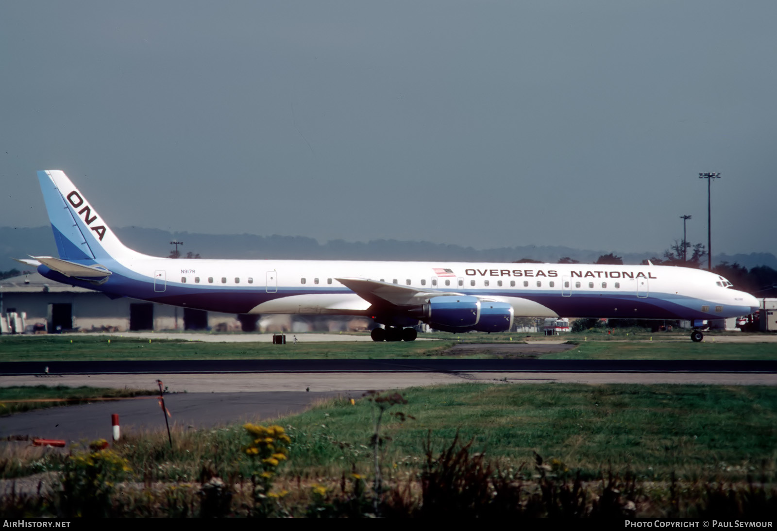 Aircraft Photo of N917R | McDonnell Douglas DC-8-71 | Overseas National Airways - ONA | AirHistory.net #655523