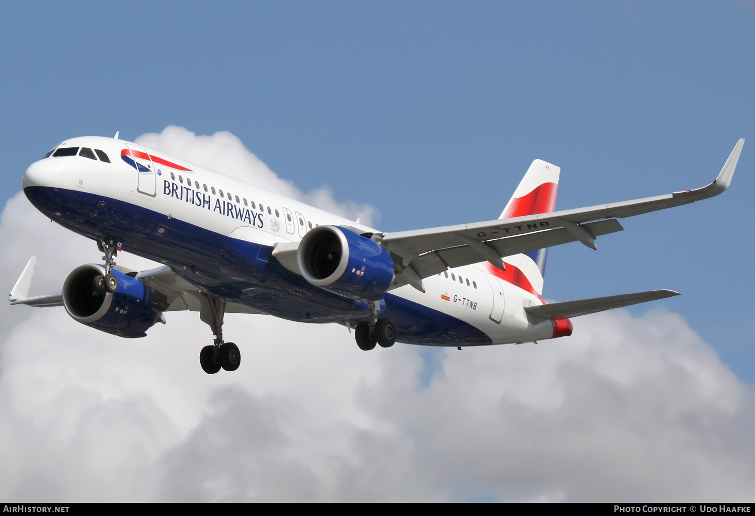 Aircraft Photo of G-TTNB | Airbus A320-251N | British Airways | AirHistory.net #655526