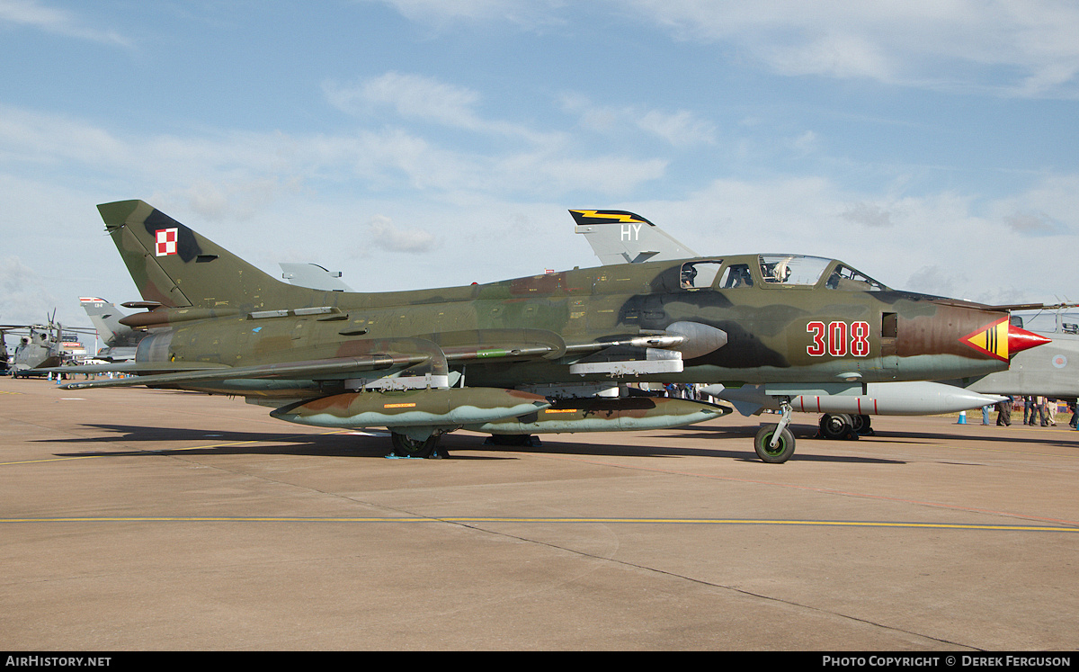 Aircraft Photo of 308 | Sukhoi Su-22UM3K | Poland - Air Force | AirHistory.net #655529