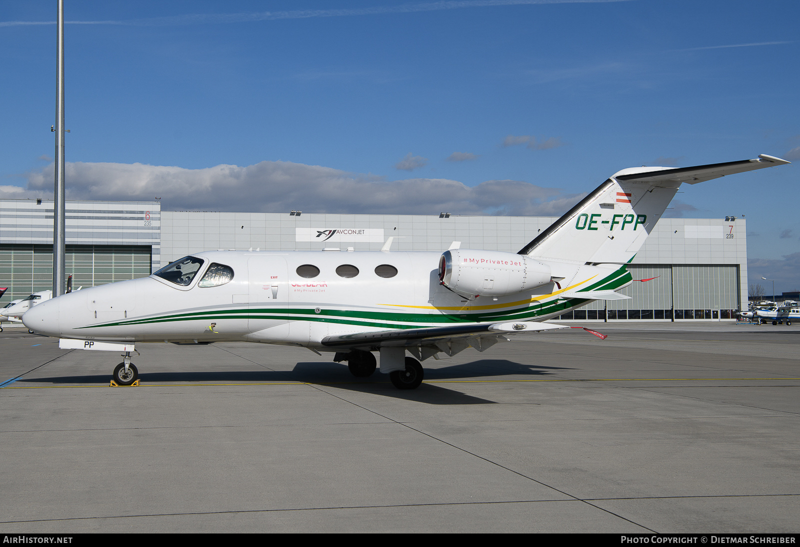 Aircraft Photo of OE-FPP | Cessna 510 Citation Mustang | GlobeAir | AirHistory.net #655530