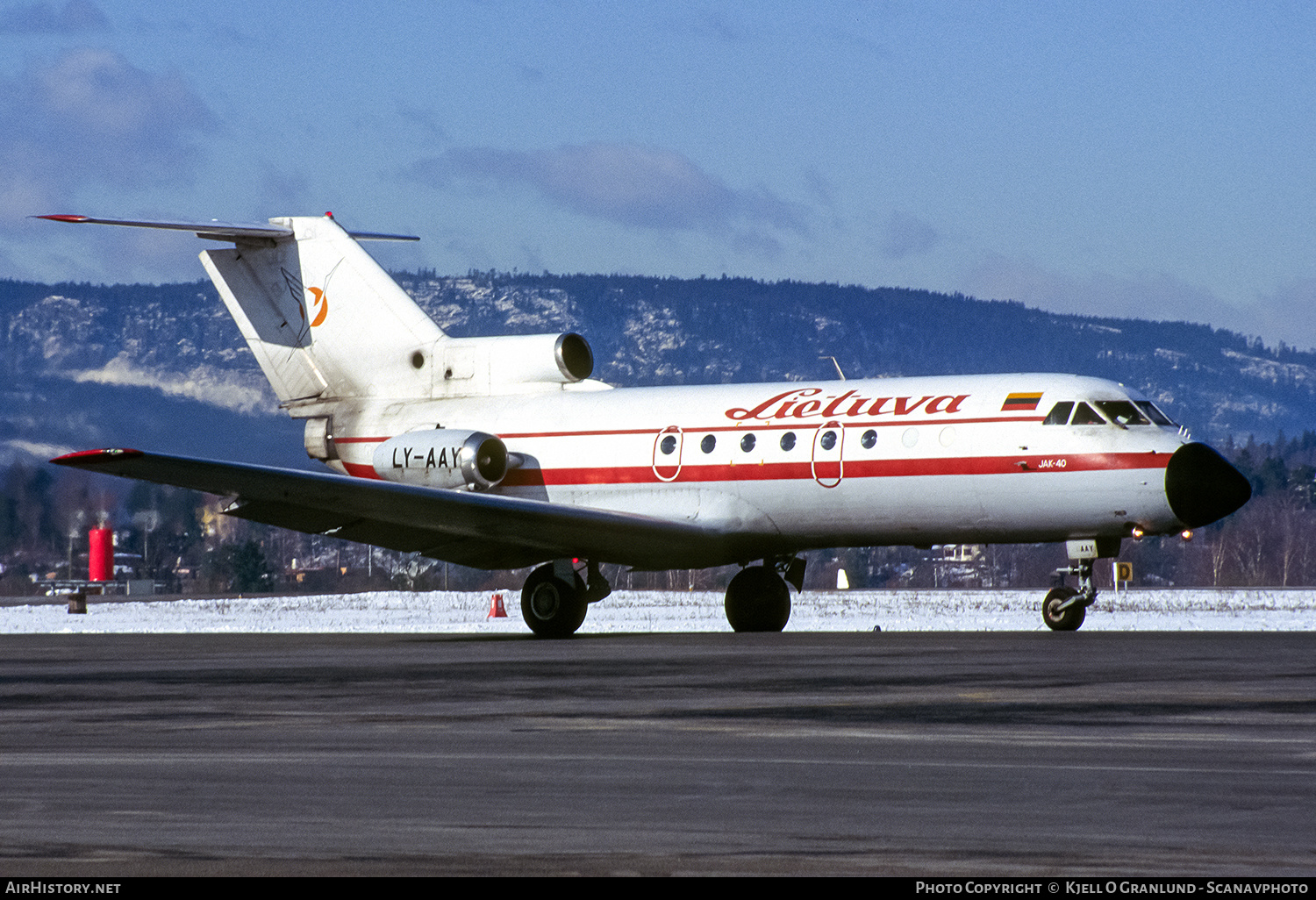 Aircraft Photo of LY-AAY | Yakovlev Yak-40 | Aviakompanija Lietuva | AirHistory.net #655533