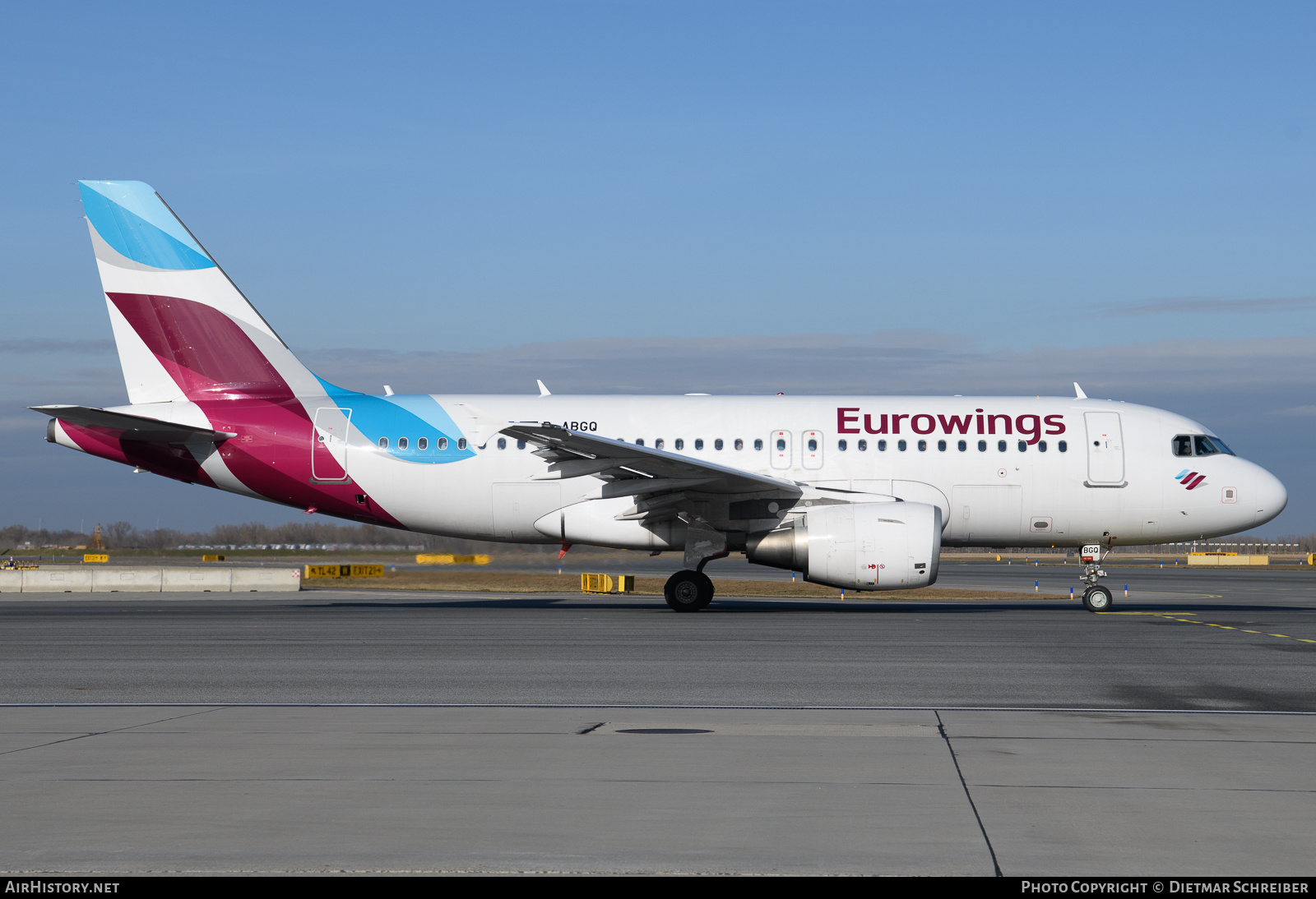 Aircraft Photo of D-ABGQ | Airbus A319-112 | Eurowings | AirHistory.net #655553
