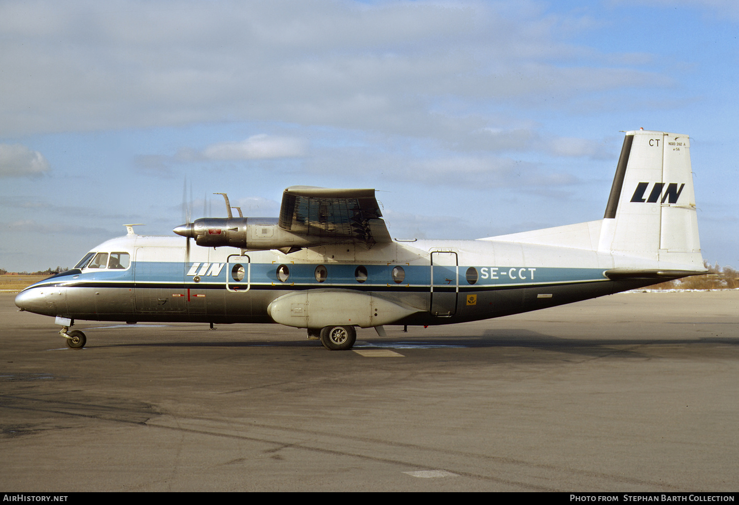 Aircraft Photo of SE-CCT | Nord 262A-26 | Linjeflyg | AirHistory.net #655558