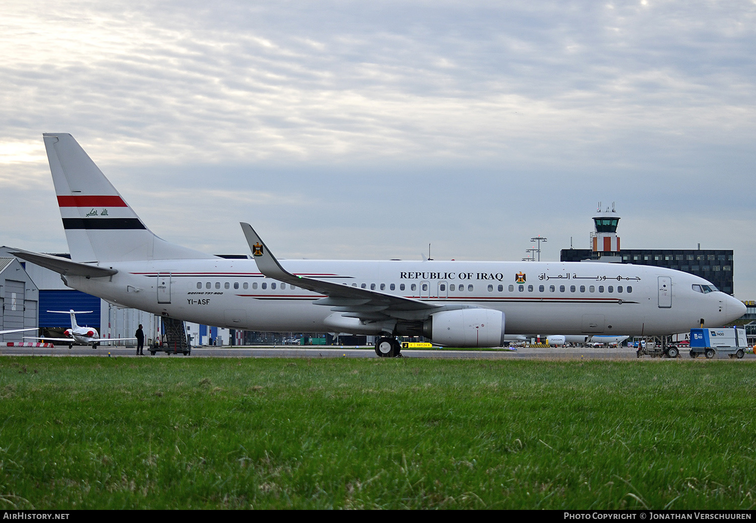 Aircraft Photo of YI-ASF | Boeing 737-81Z | Iraq Government | AirHistory.net #655568