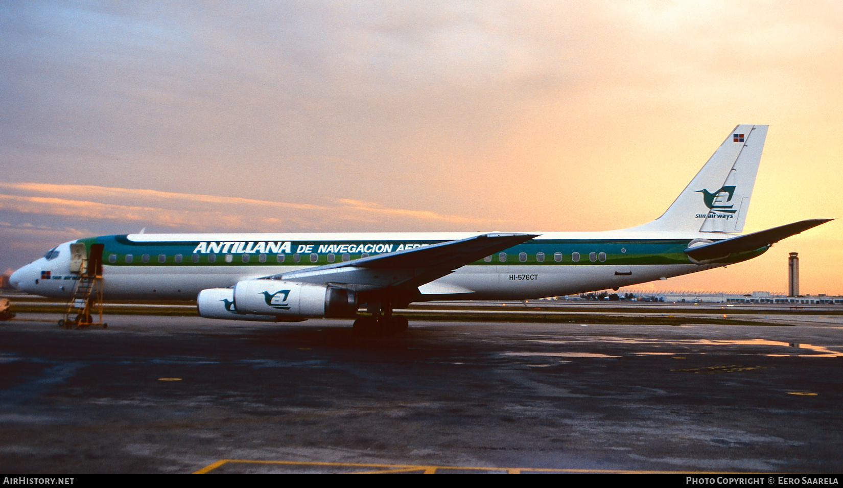 Aircraft Photo of HI-576CT | McDonnell Douglas DC-8-62 | Antillana de Navegación Aérea - Sun Airways | AirHistory.net #655591