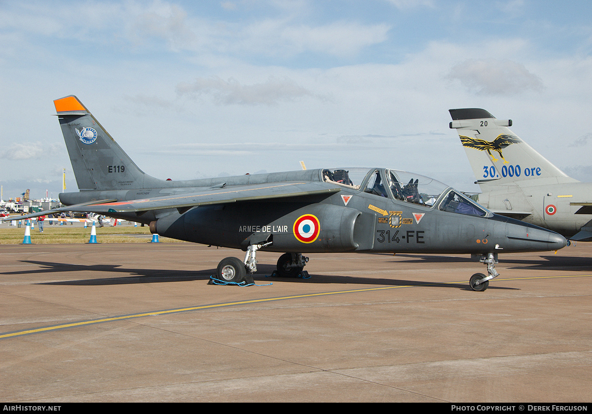 Aircraft Photo of E119 | Dassault-Dornier Alpha Jet E | France - Air Force | AirHistory.net #655595
