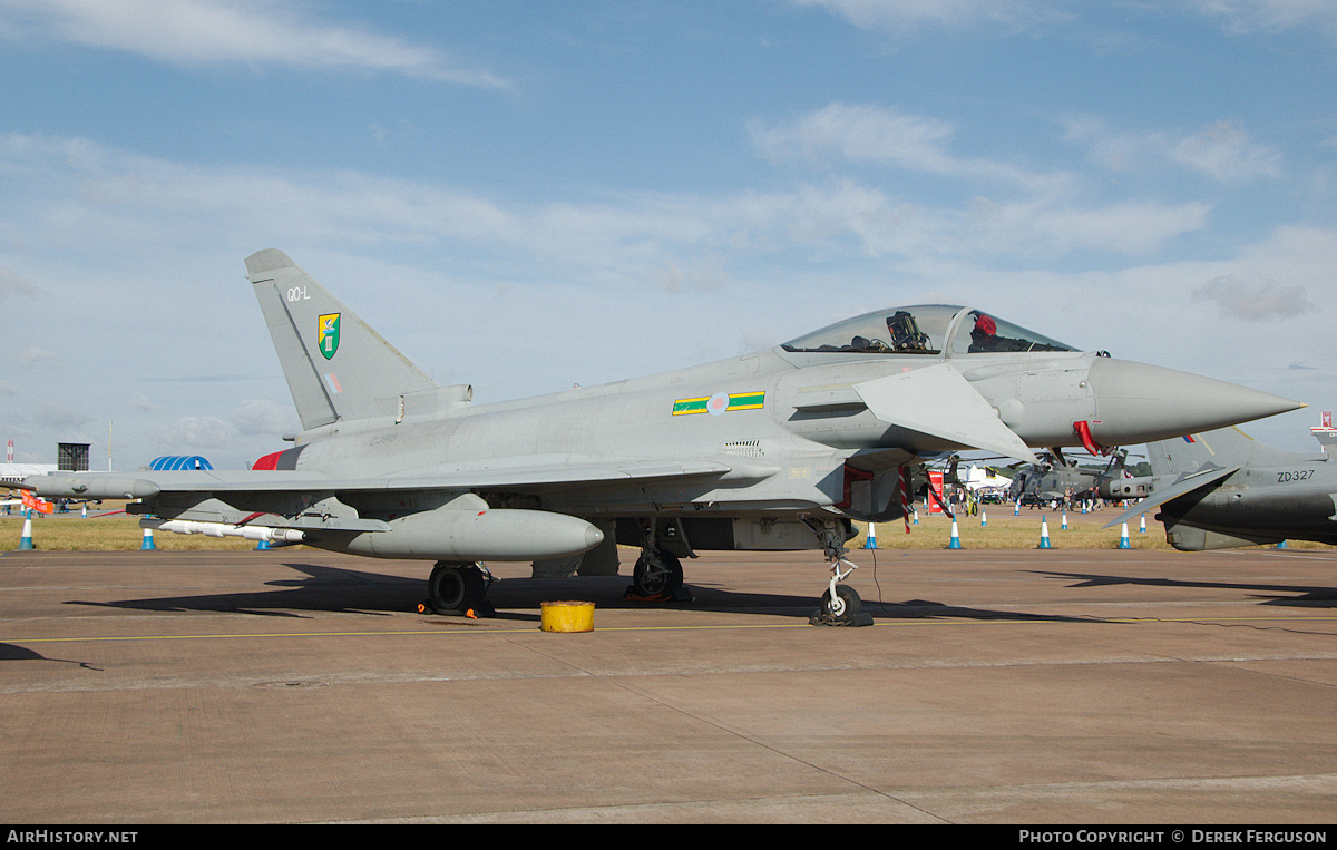 Aircraft Photo of ZJ918 | Eurofighter EF-2000 Typhoon FGR4 | UK - Air Force | AirHistory.net #655600