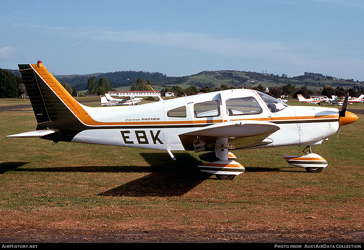 Aircraft Photo of ZK-EBK / EBK | Piper PA-28-180 Cherokee Archer | AirHistory.net #655608