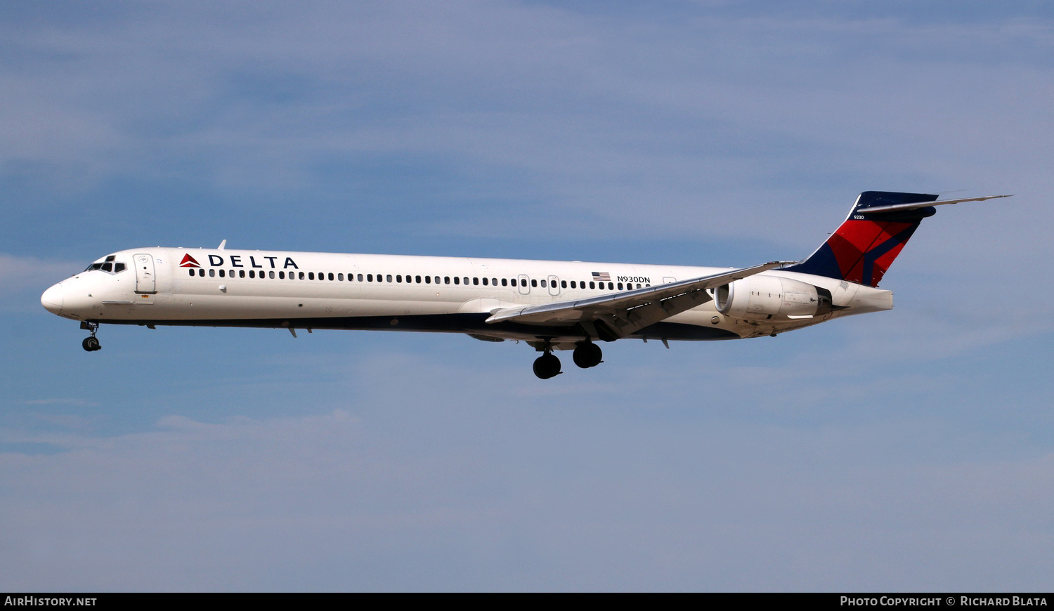 Aircraft Photo of N930DN | McDonnell Douglas MD-90-30 | Delta Air Lines | AirHistory.net #655617