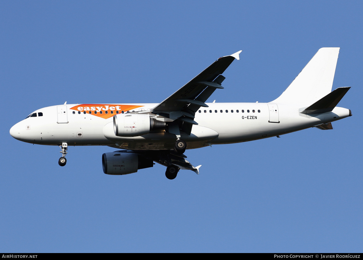 Aircraft Photo of G-EZEN | Airbus A319-111 | EasyJet | AirHistory.net #655629
