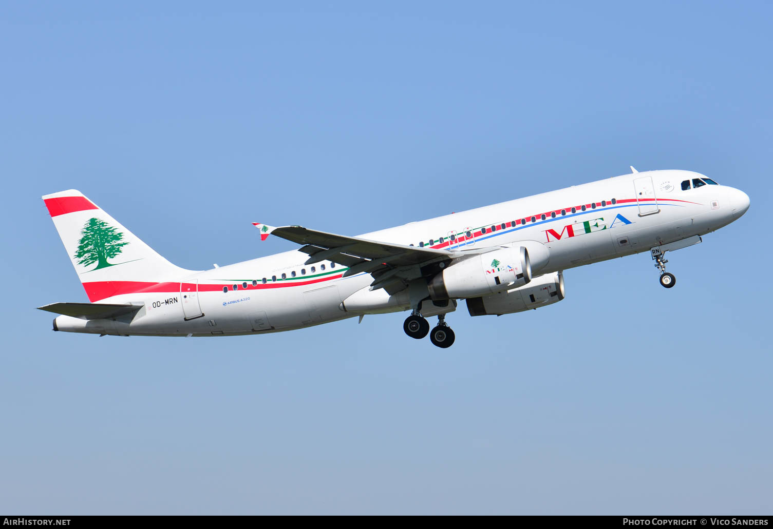 Aircraft Photo of OD-MRN | Airbus A320-232 | MEA - Middle East Airlines | AirHistory.net #655637
