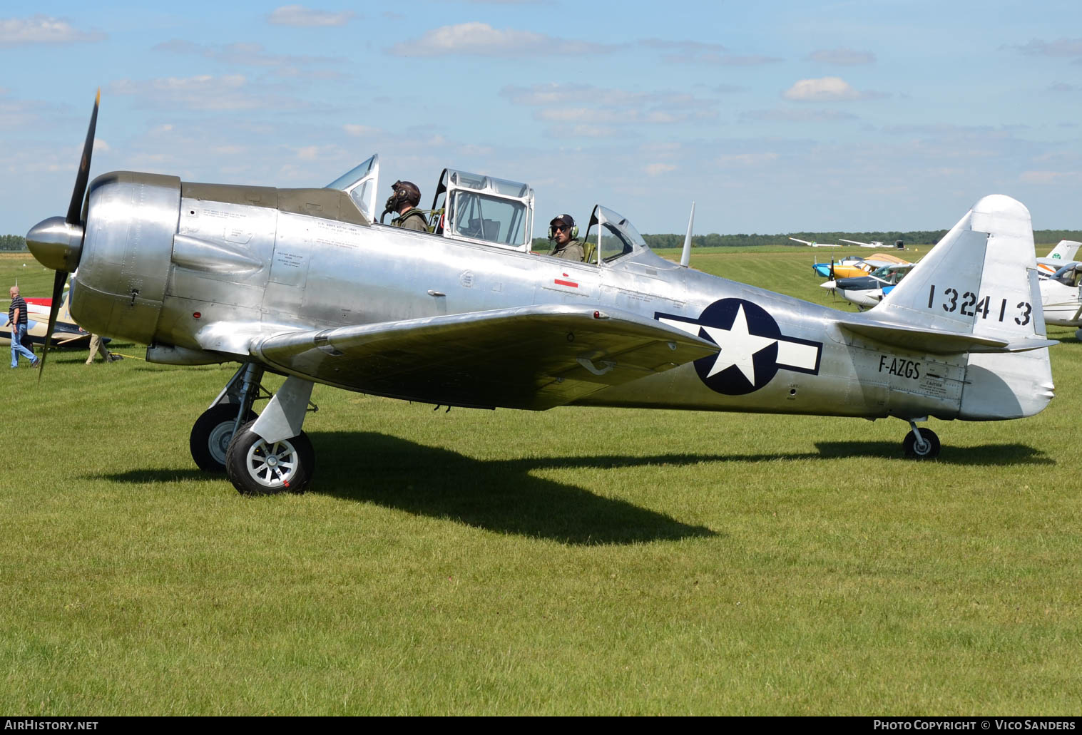 Aircraft Photo of F-AZGS / 132413 | North American AT-6 Texan | USA - Air Force | AirHistory.net #655669