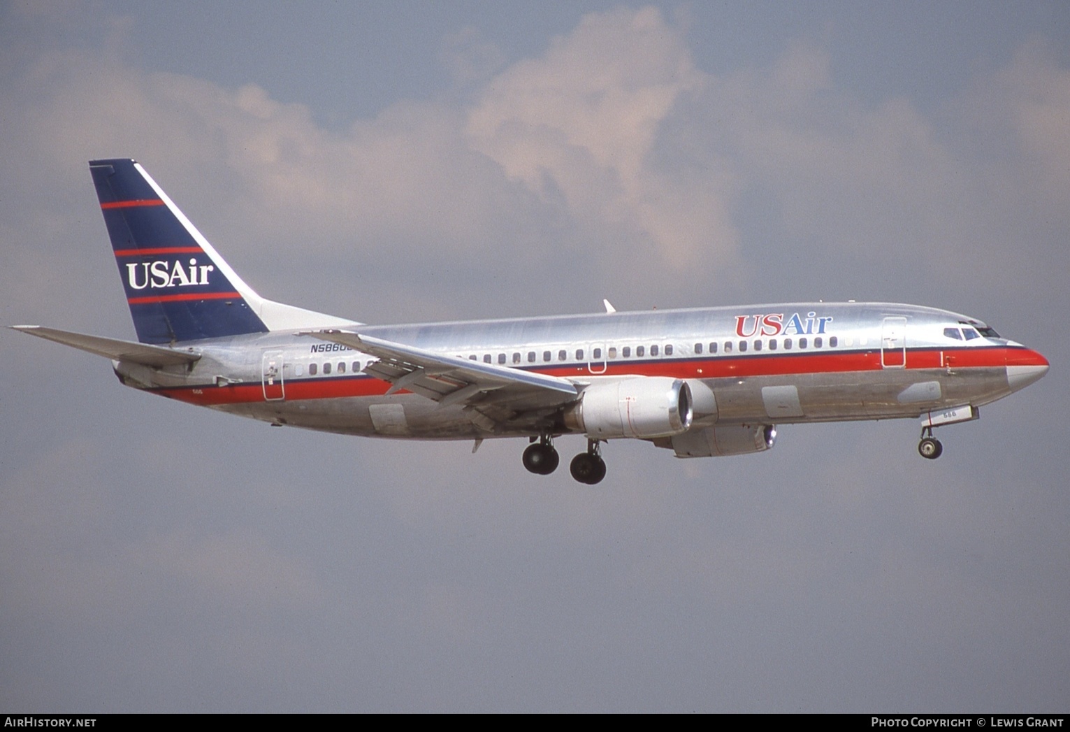 Aircraft Photo of N586US | Boeing 737-301 | USAir | AirHistory.net #655673