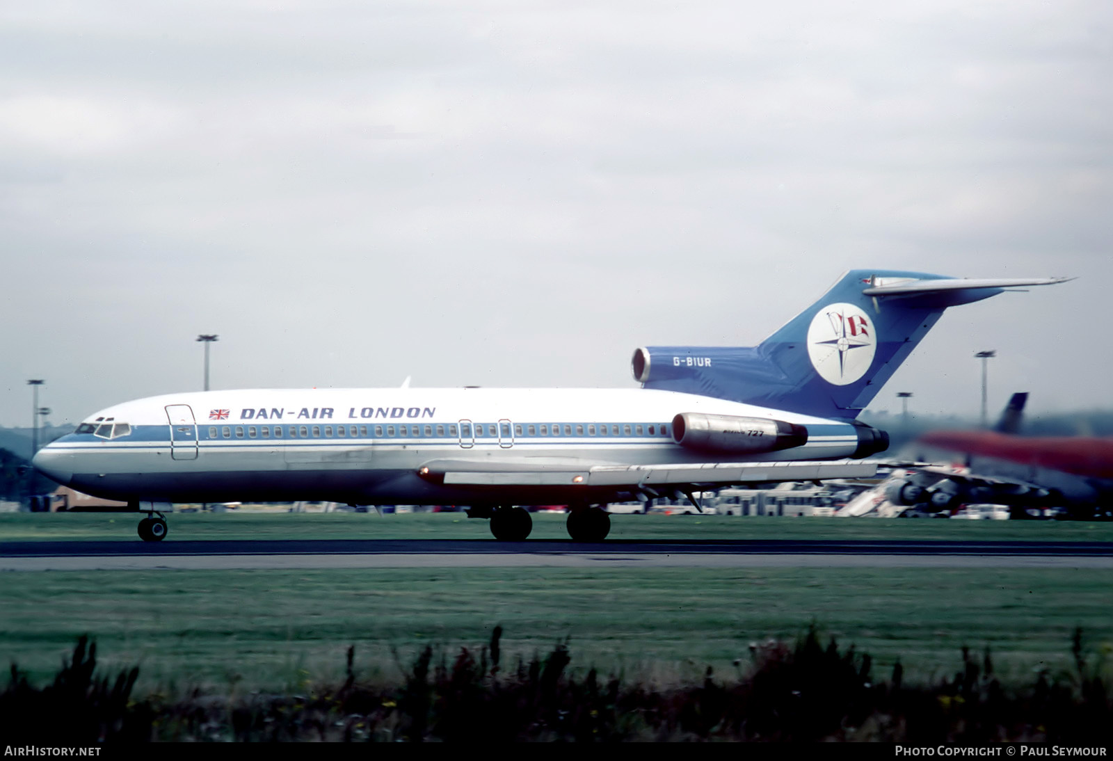 Aircraft Photo of G-BIUR | Boeing 727-155C | Dan-Air London | AirHistory.net #655678