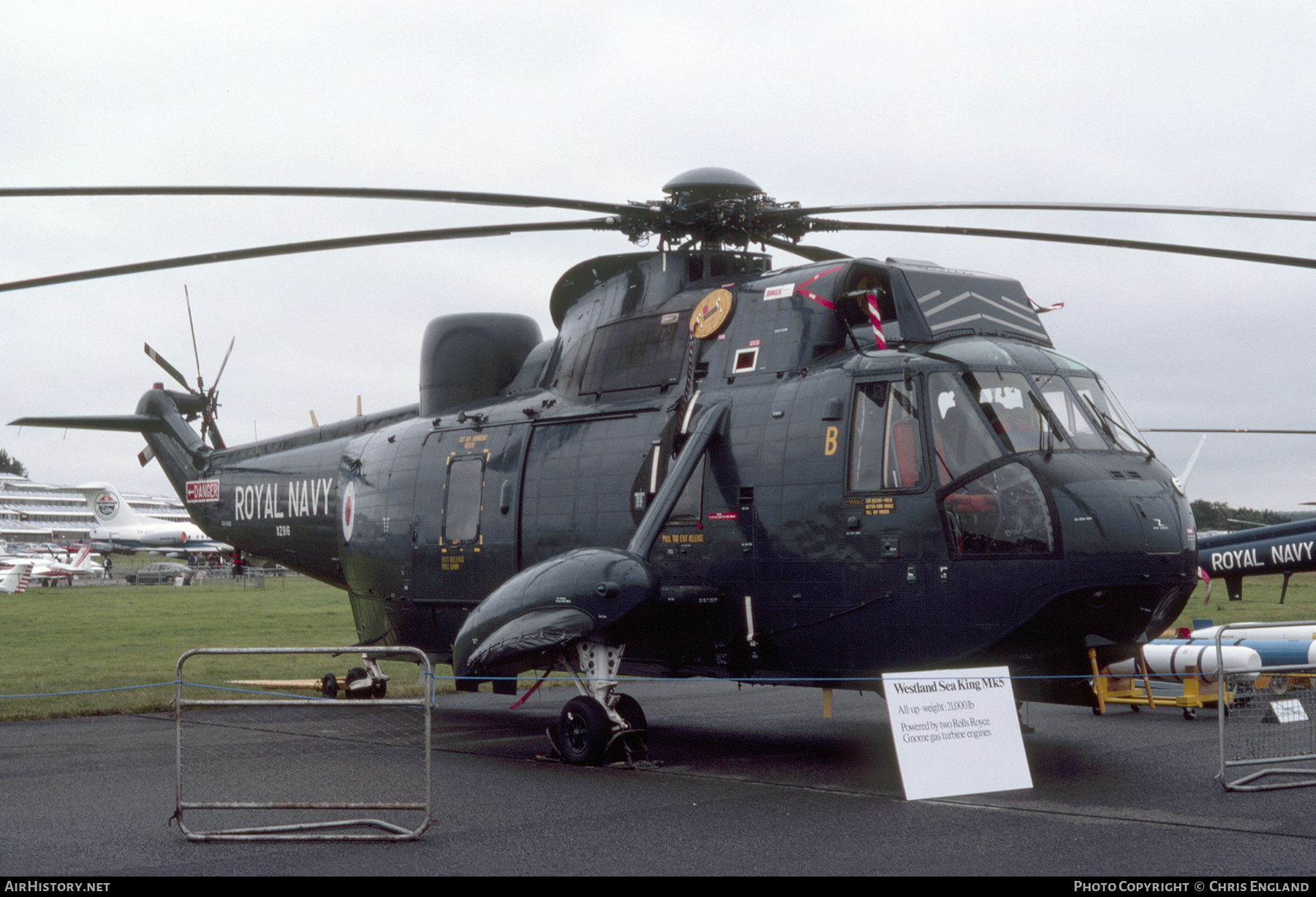 Aircraft Photo of XZ916 | Westland WS-61 Sea King HAS5 | AirHistory.net #655706