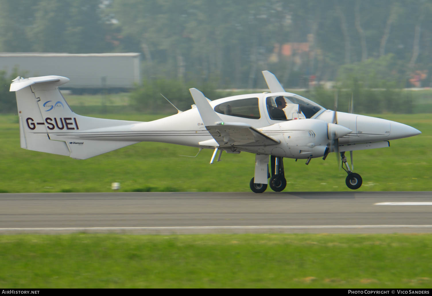 Aircraft Photo of G-SUEI | Diamond DA42-180 Twin Star | Sue Air | AirHistory.net #655735