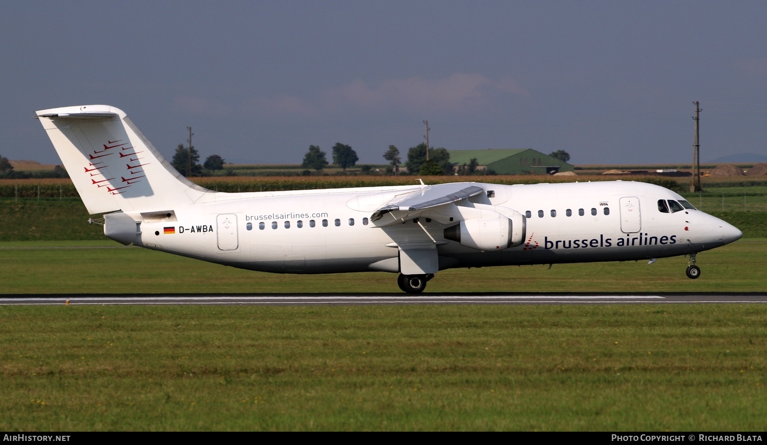 Aircraft Photo of D-AWBA | British Aerospace BAe-146-300 | Brussels Airlines | AirHistory.net #655762