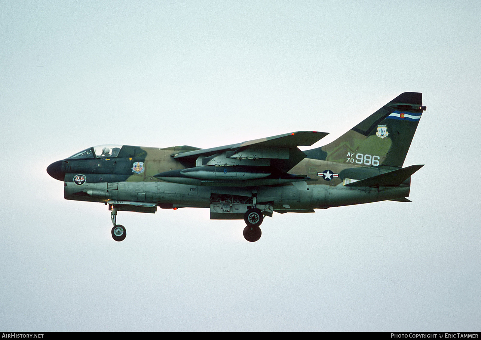 Aircraft Photo of 70-0986 / 00986 | LTV A-7D Corsair II | USA - Air Force | AirHistory.net #655779