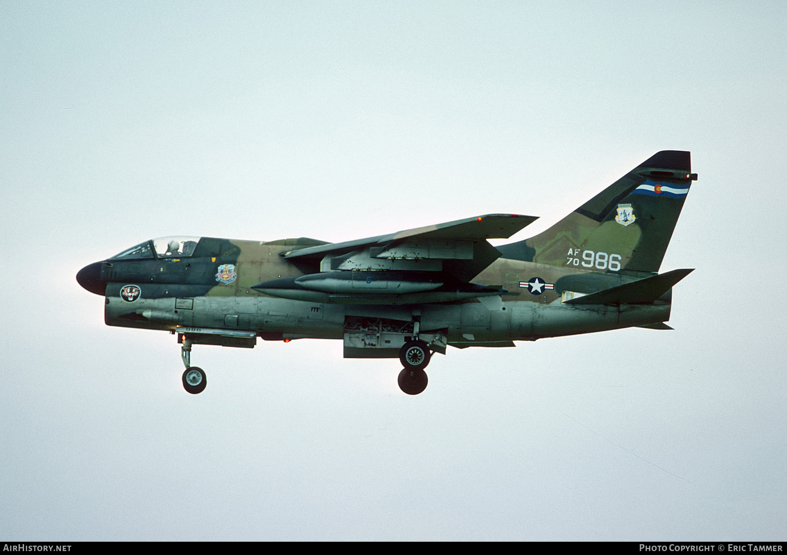 Aircraft Photo of 70-0986 / AF70-986 | LTV A-7D Corsair II | USA - Air Force | AirHistory.net #655779