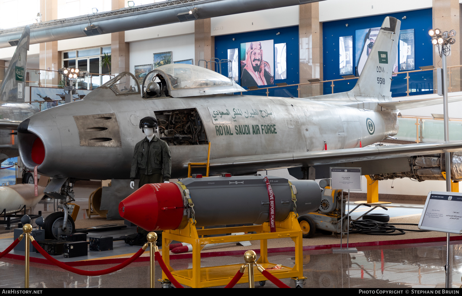 Aircraft Photo of 5518 | North American F-86F Sabre | Saudi Arabia - Air Force | AirHistory.net #655784