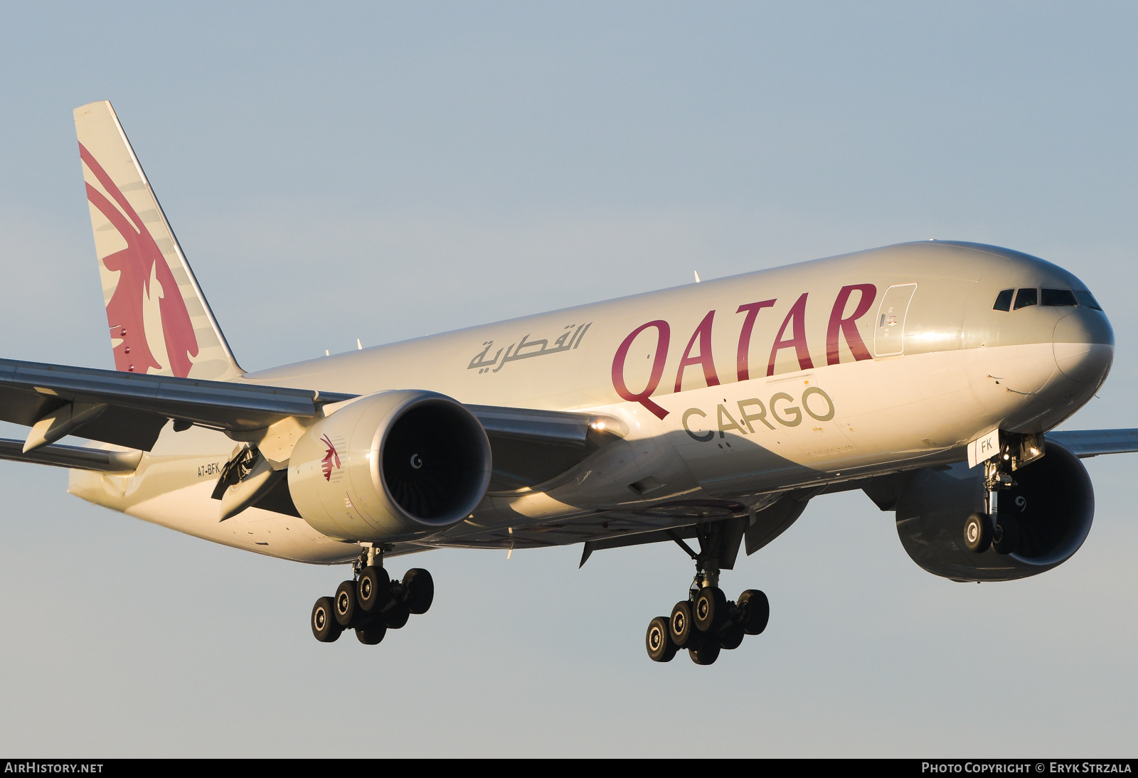 Aircraft Photo of A7-BFK | Boeing 777-F | Qatar Airways Cargo | AirHistory.net #655888