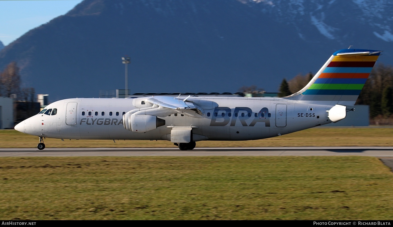 Aircraft Photo of SE-DSS | British Aerospace Avro 146-RJ100 | BRA - Braathens Regional Airlines | AirHistory.net #655920