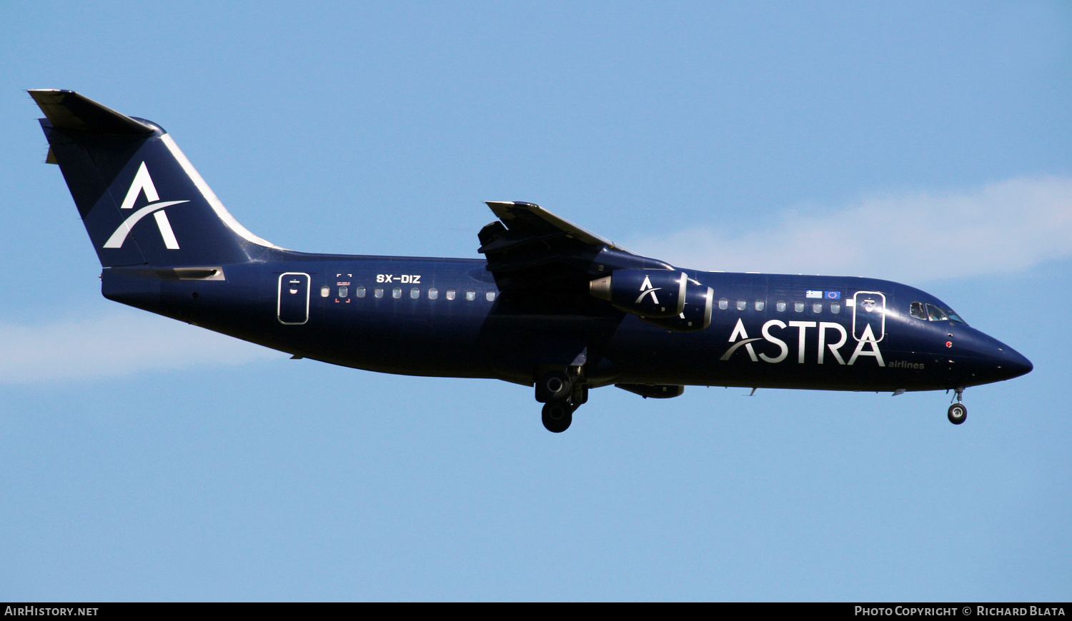 Aircraft Photo of SX-DIZ | British Aerospace BAe-146-300 | Astra Airlines | AirHistory.net #655933