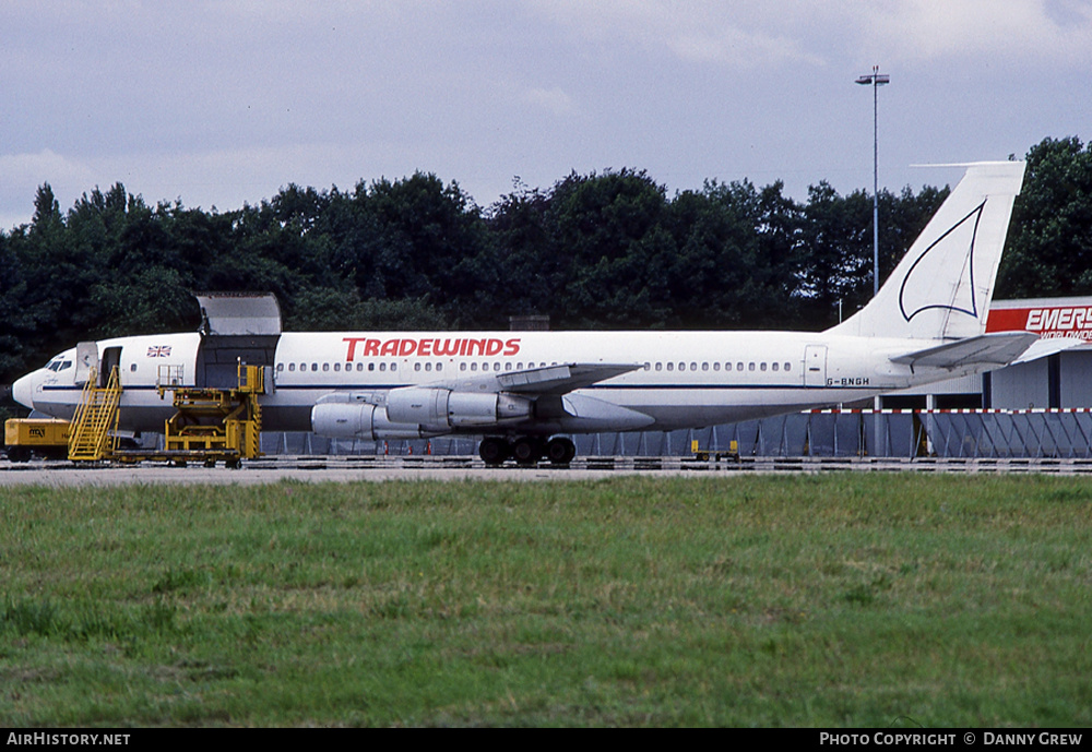 Aircraft Photo of G-BNGH | Boeing 707-321C | Tradewinds Airways | AirHistory.net #655948