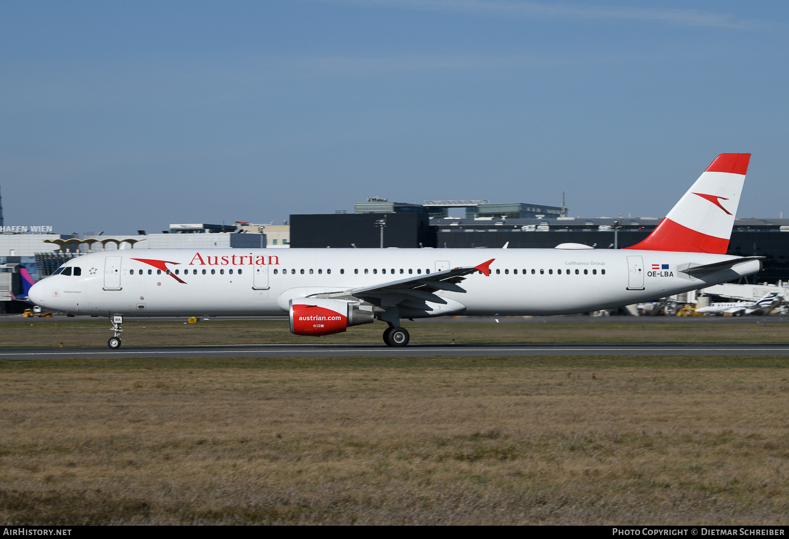 Aircraft Photo of OE-LBA | Airbus A321-111 | Austrian Airlines | AirHistory.net #655960