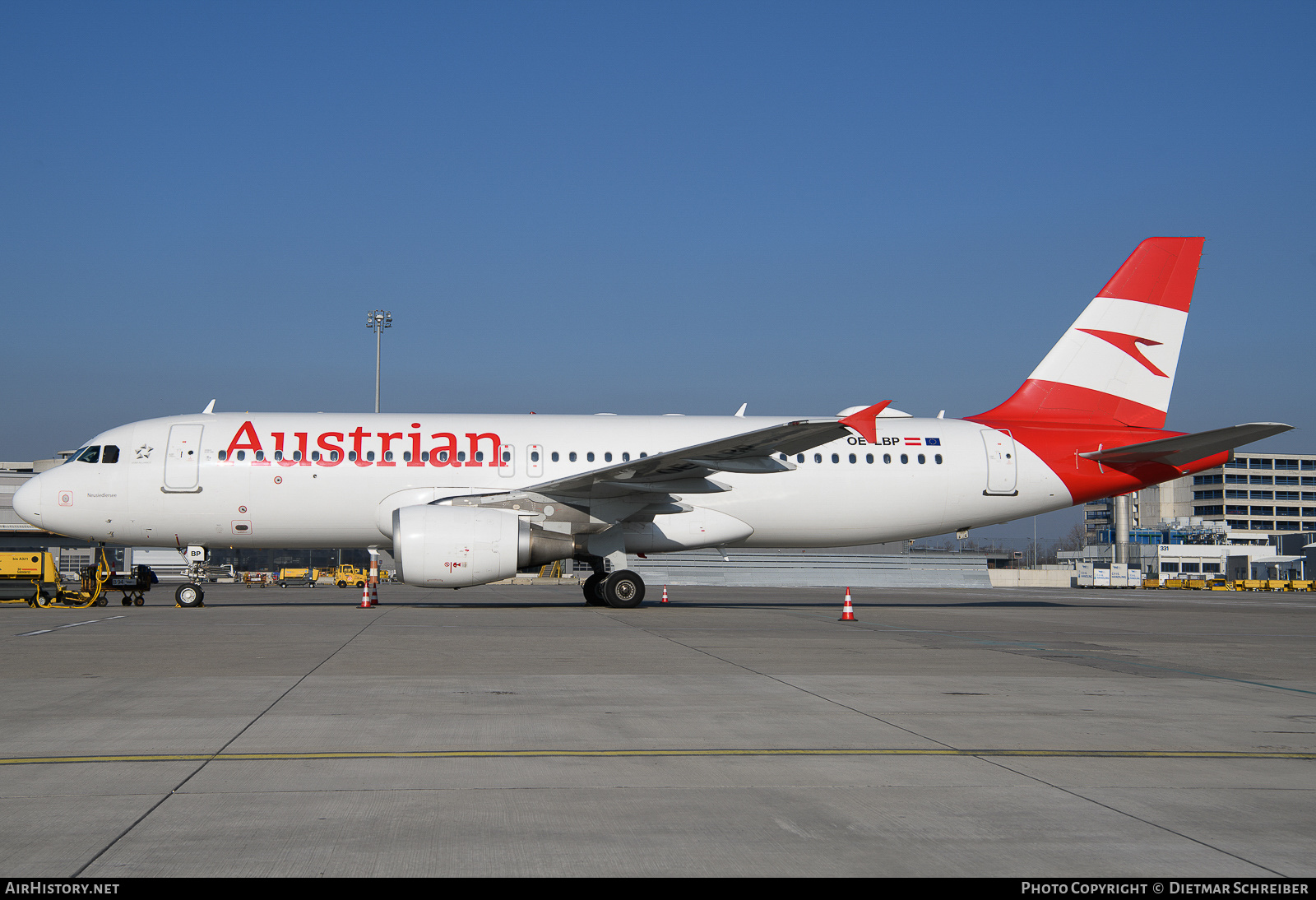 Aircraft Photo of OE-LBP | Airbus A320-214 | Austrian Airlines | AirHistory.net #655961