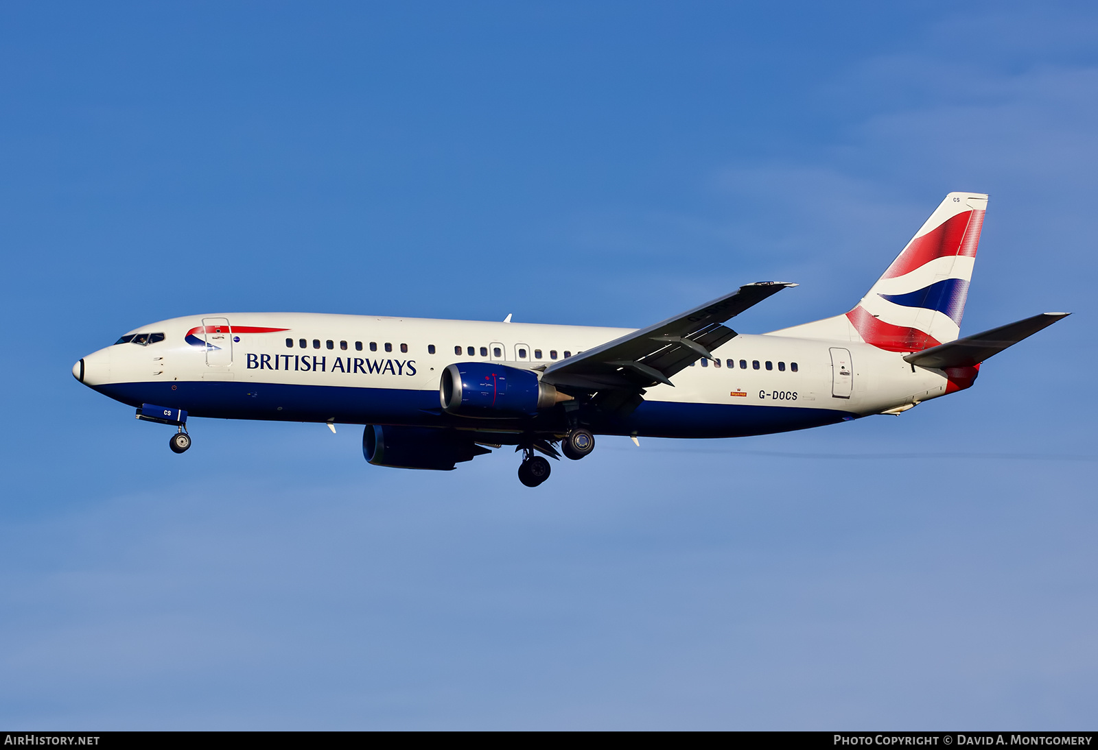 Aircraft Photo of G-DOCS | Boeing 737-436 | British Airways | AirHistory.net #655977