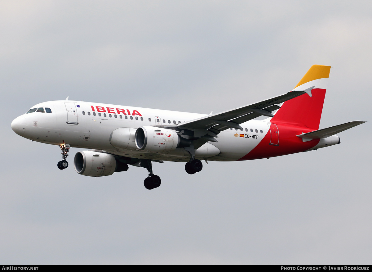 Aircraft Photo of EC-MFP | Airbus A319-111 | Iberia | AirHistory.net #655988