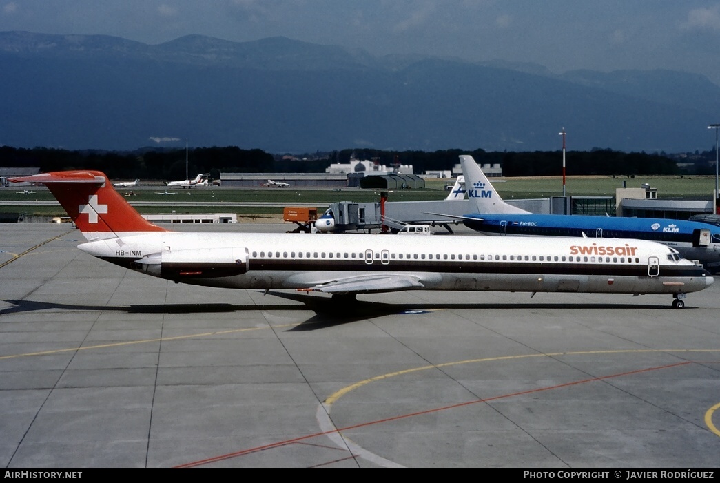 Aircraft Photo of HB-INM | McDonnell Douglas MD-81 (DC-9-81) | Swissair | AirHistory.net #656003