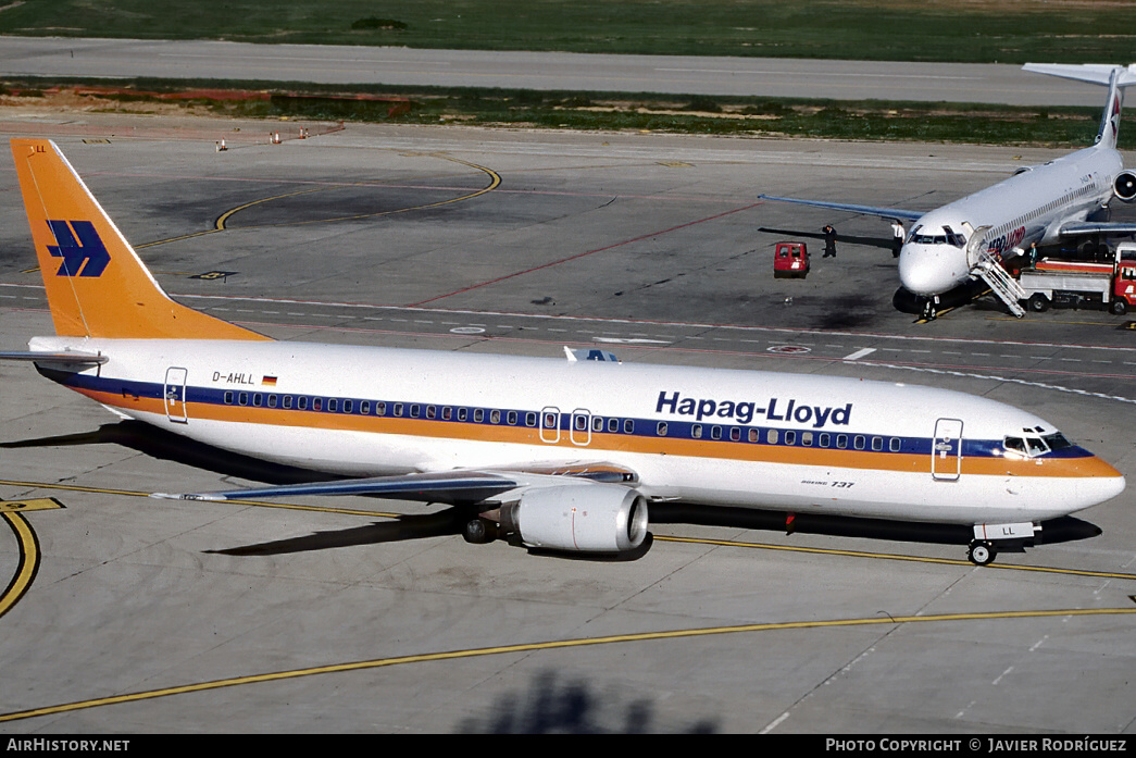 Aircraft Photo of D-AHLL | Boeing 737-4K5 | Hapag-Lloyd | AirHistory.net #656008