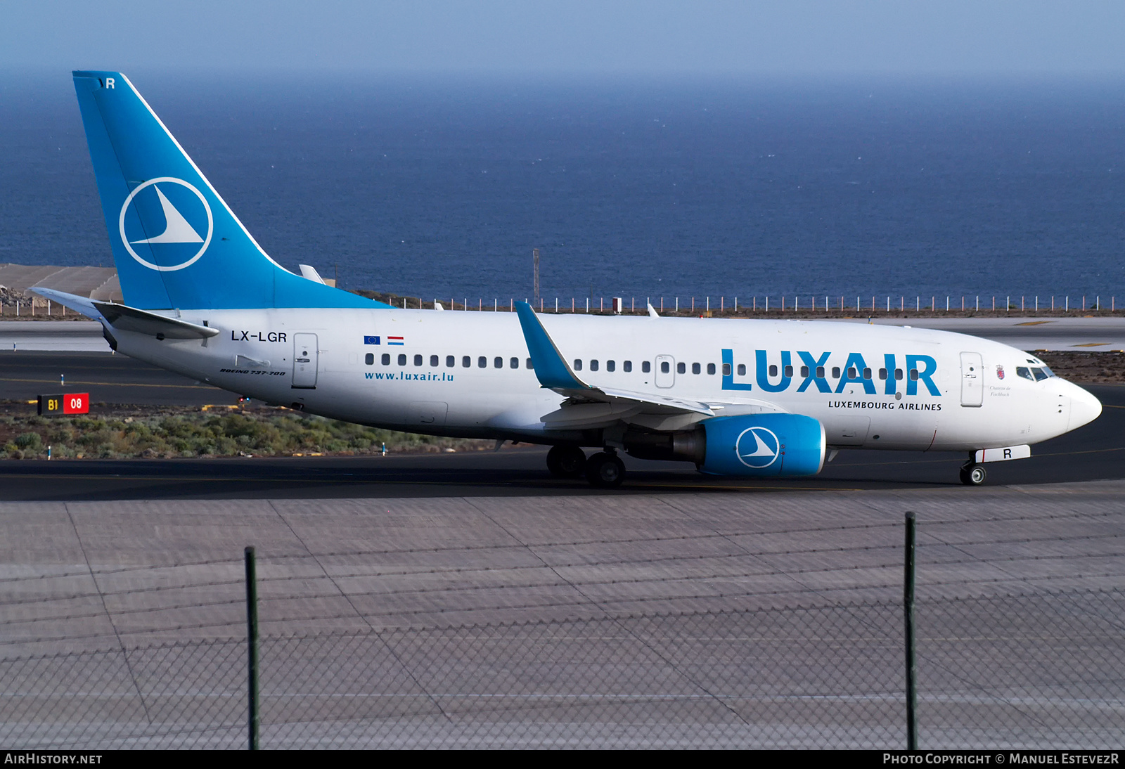 Aircraft Photo of LX-LGR | Boeing 737-7C9 | Luxair | AirHistory.net #656014