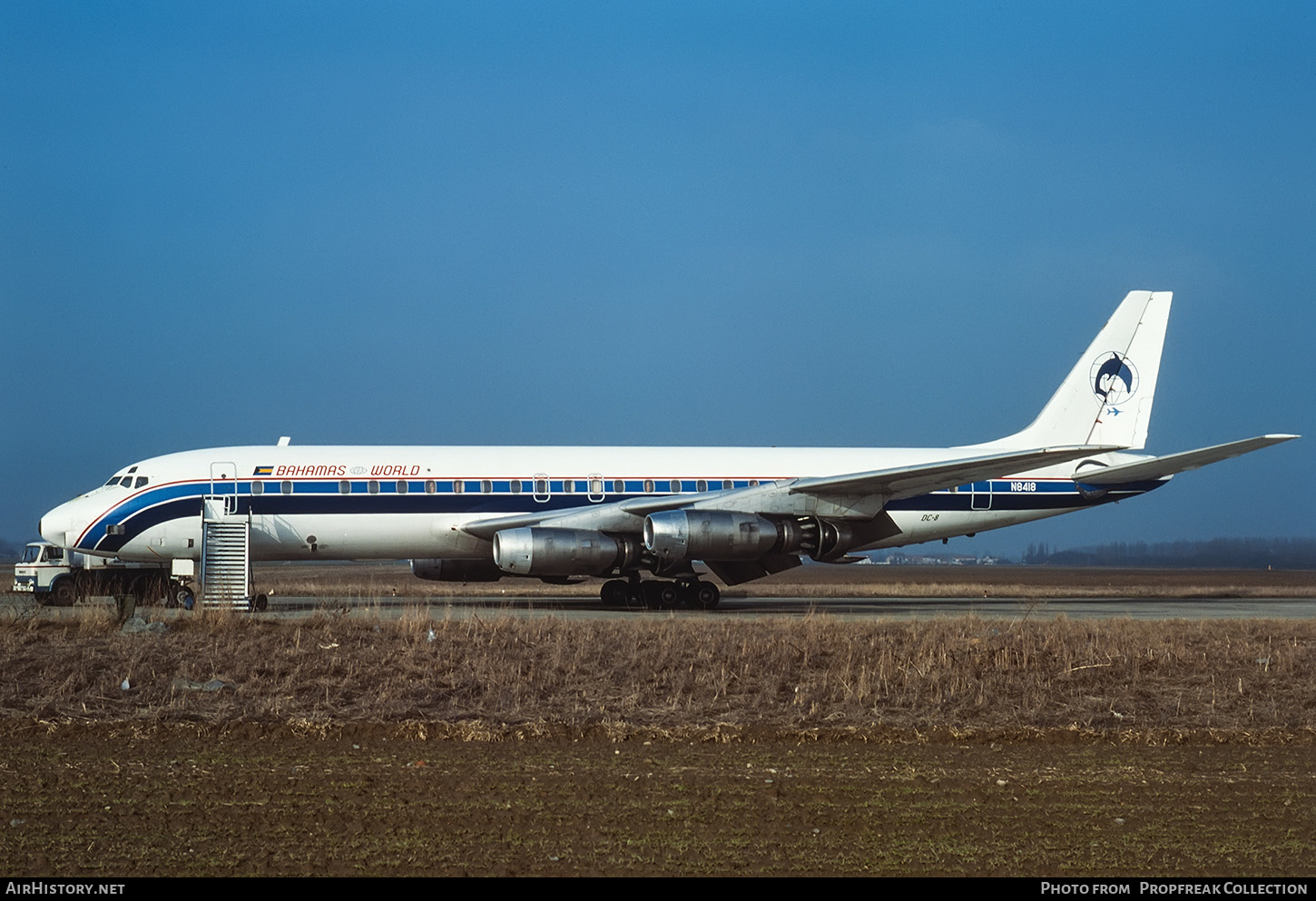 Aircraft Photo of N8418 | Douglas DC-8-43 | Bahamas World Airways | AirHistory.net #656028