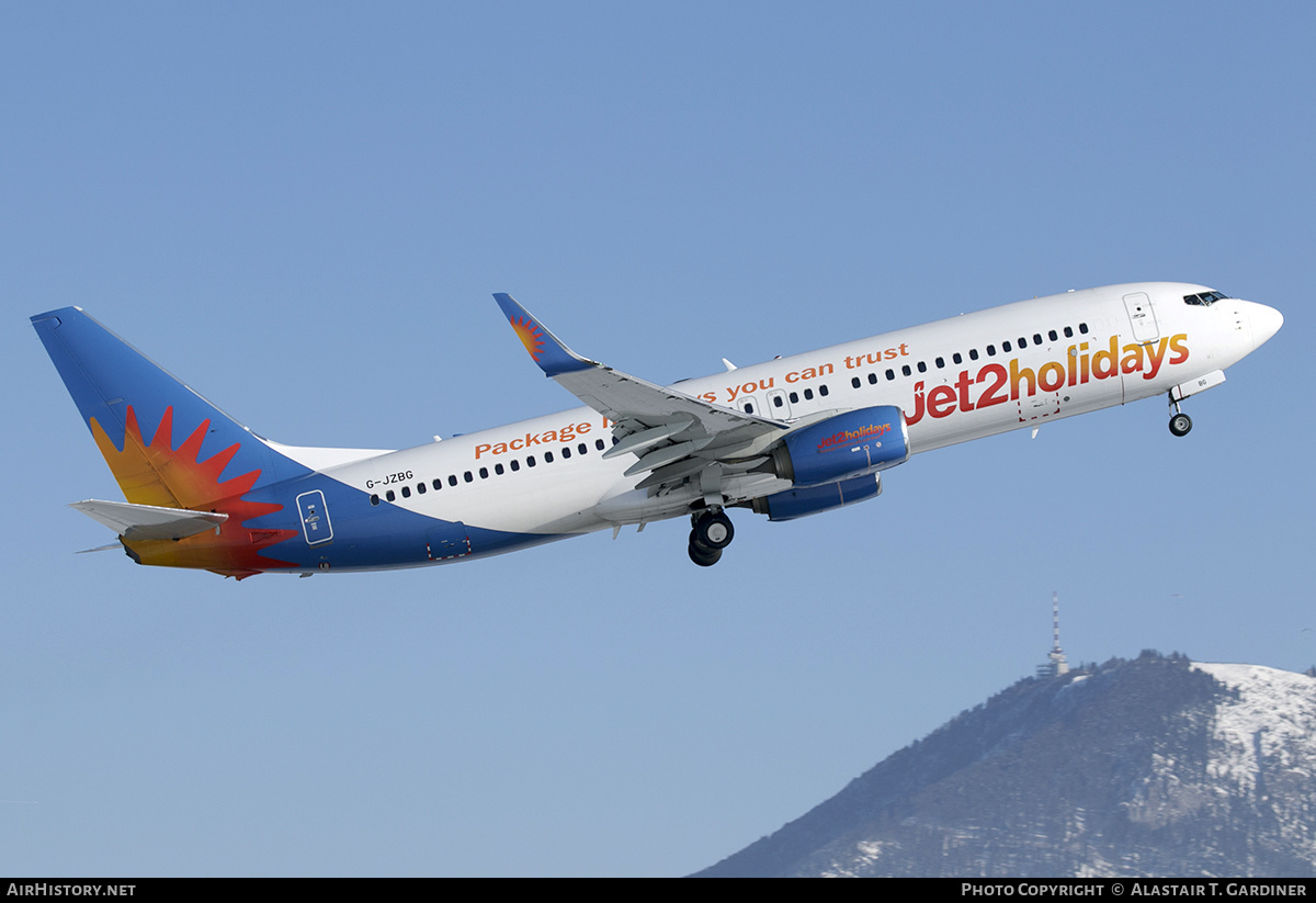 Aircraft Photo of G-JZBG | Boeing 737-800 | Jet2 Holidays | AirHistory.net #656031