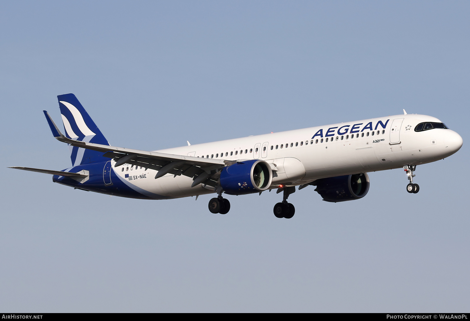 Aircraft Photo of SX-NAE | Airbus A321-271NX | Aegean Airlines | AirHistory.net #656041