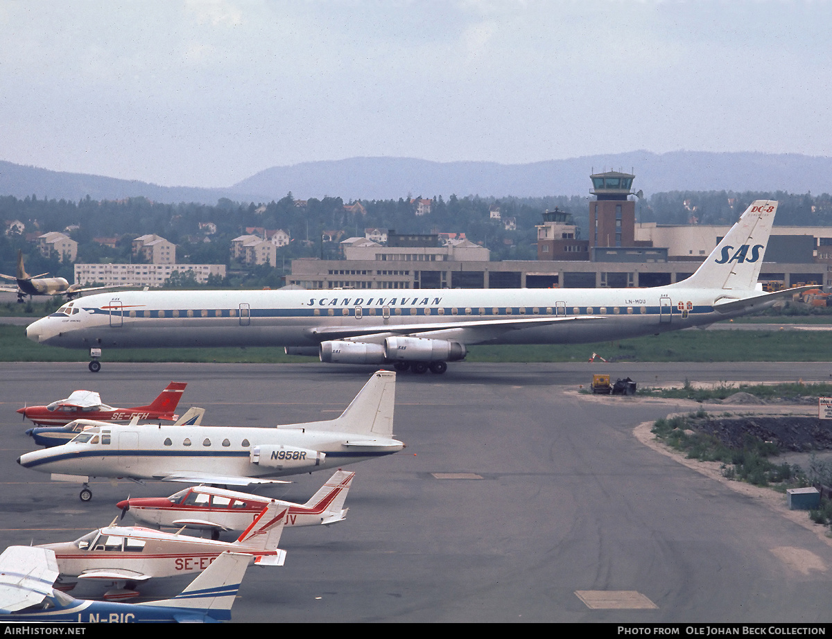 Aircraft Photo of LN-MOU | McDonnell Douglas DC-8-63 | Scandinavian Airlines - SAS | AirHistory.net #656050