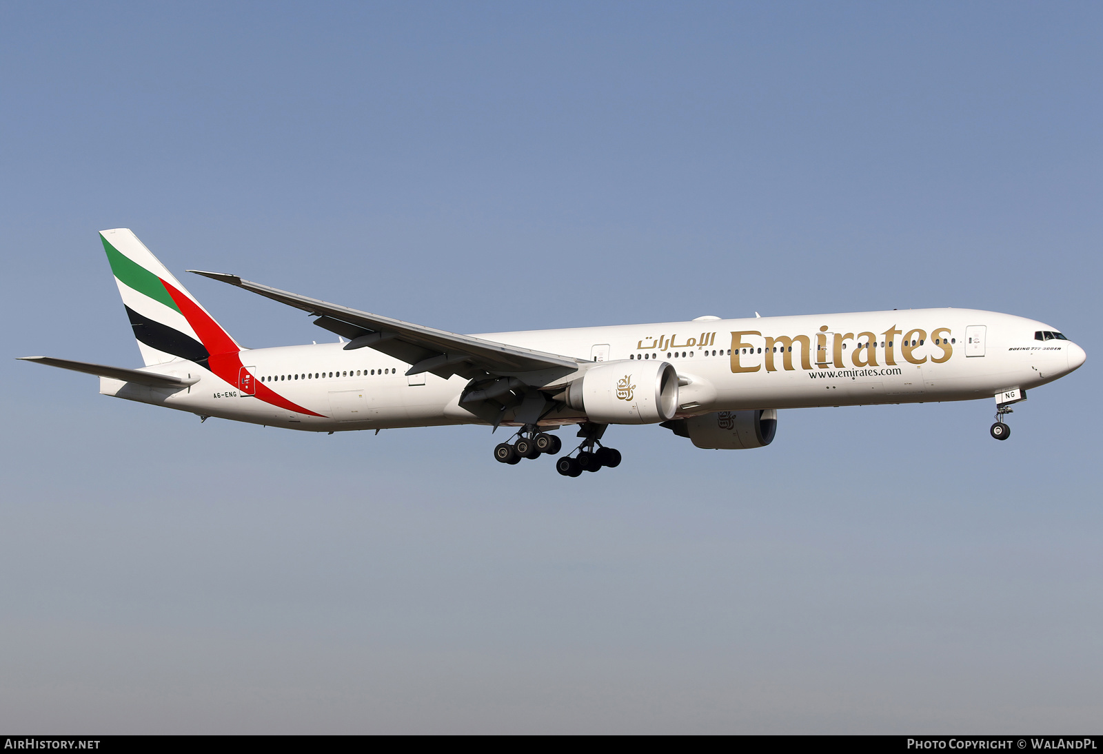 Aircraft Photo of A6-ENG | Boeing 777-31H/ER | Emirates | AirHistory.net #656052