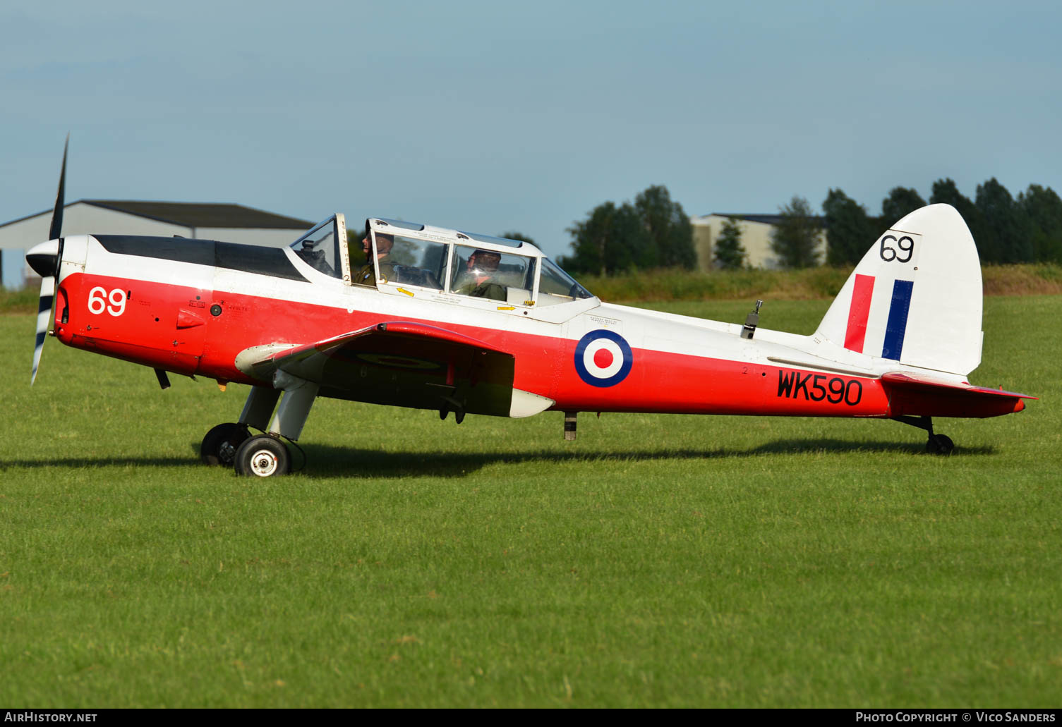 Aircraft Photo of G-BWVZ / WK590 | De Havilland DHC-1 Chipmunk T10 | UK - Air Force | AirHistory.net #656066
