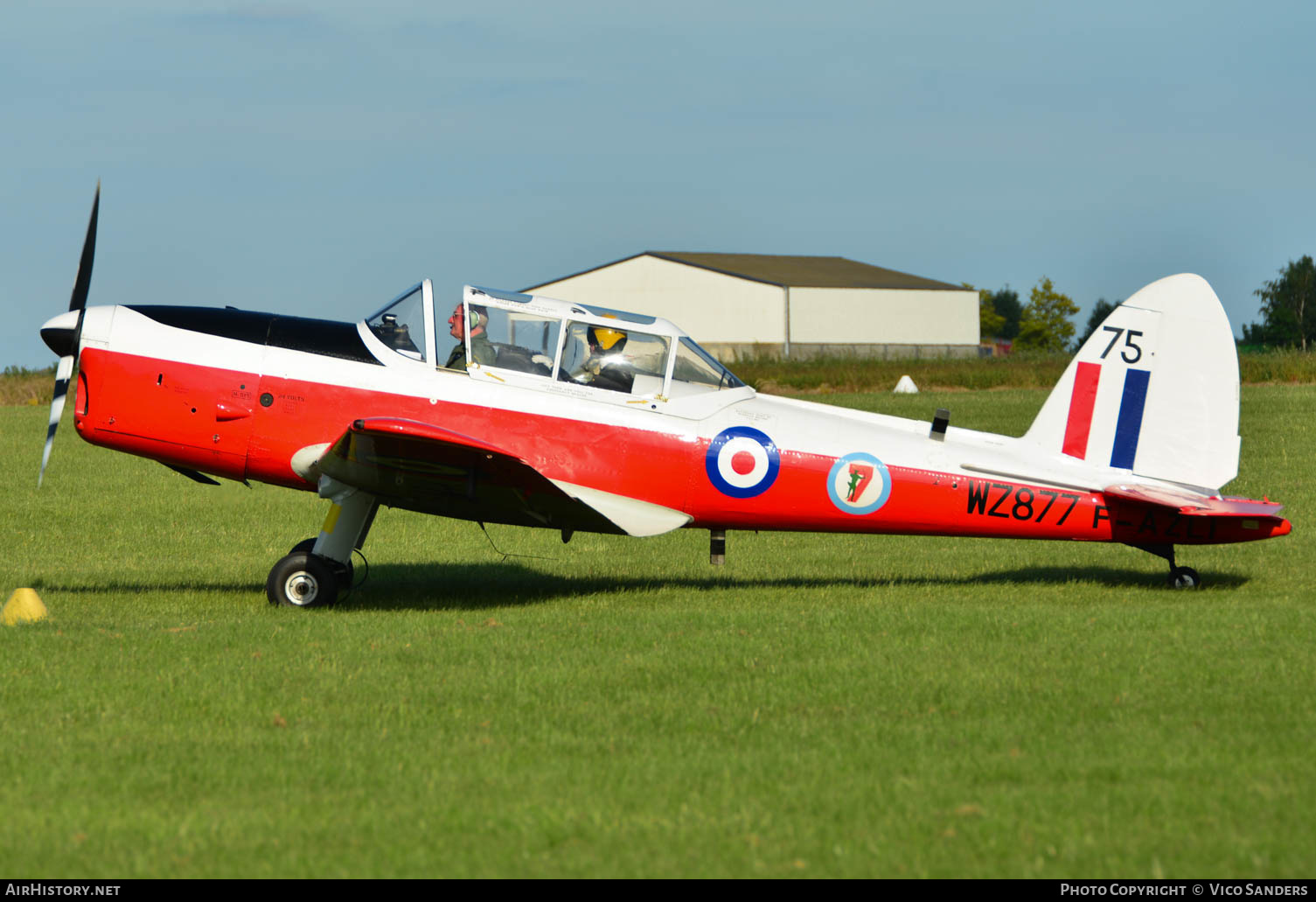 Aircraft Photo of F-AZLI / WZ877 | De Havilland DHC-1 Chipmunk T10 | UK - Air Force | AirHistory.net #656072