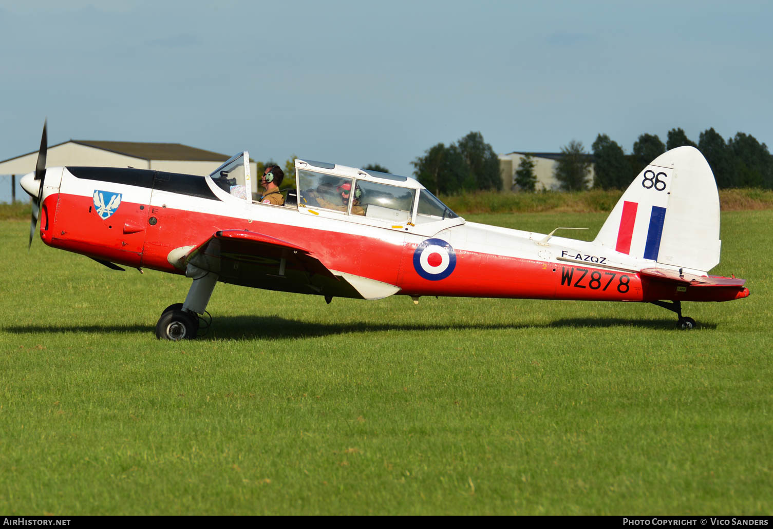 Aircraft Photo of F-AZQZ / WZ878 | De Havilland DHC-1 Chipmunk T10 | UK - Air Force | AirHistory.net #656075