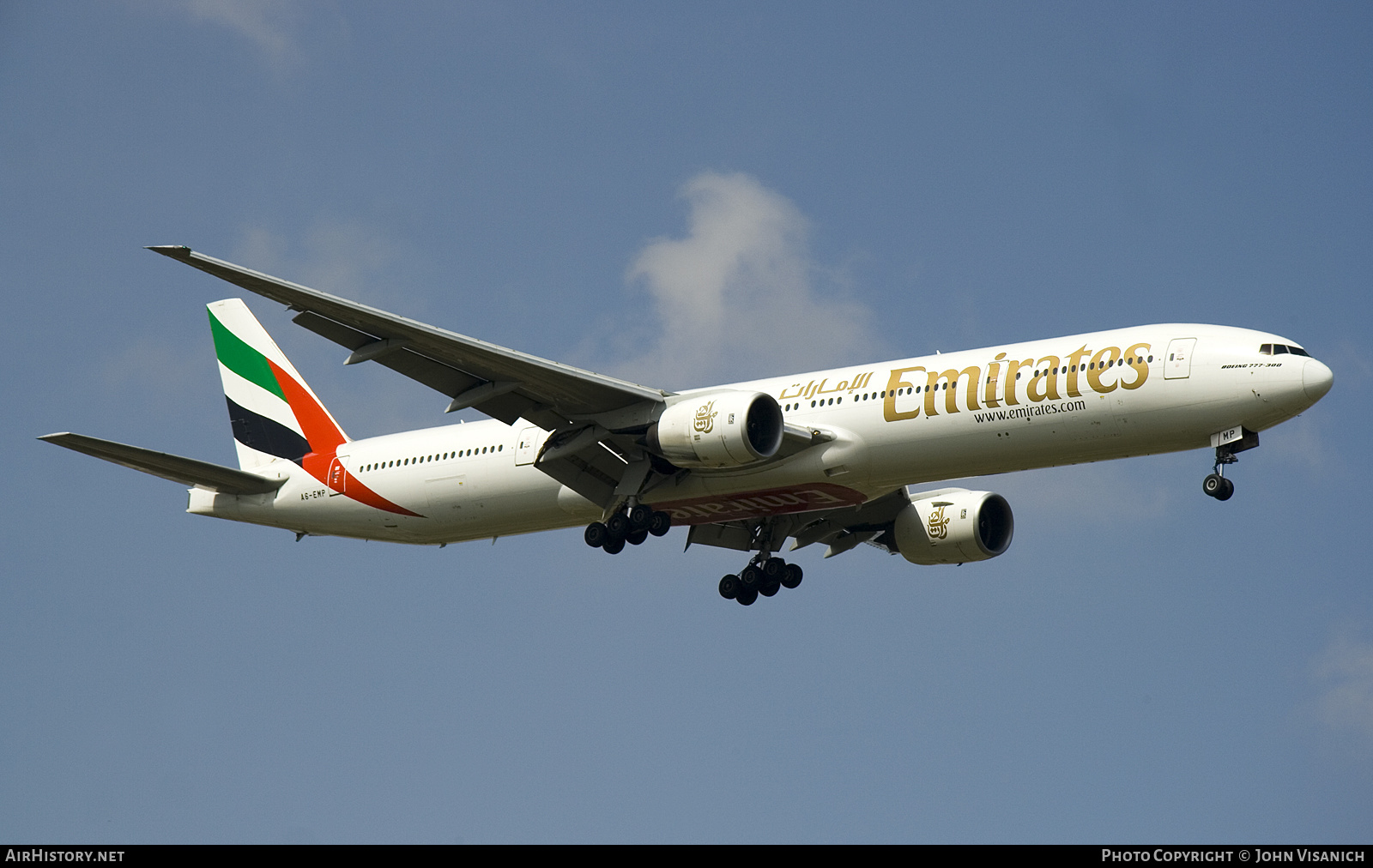 Aircraft Photo of A6-EMP | Boeing 777-31H | Emirates | AirHistory.net #656089
